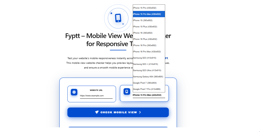 Fyptt Brings to the Table for Mobile Testing