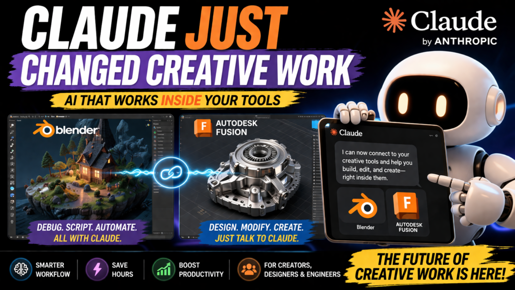 Claude’s Integration with Blender & Autodesk: A Game-Changer in ...